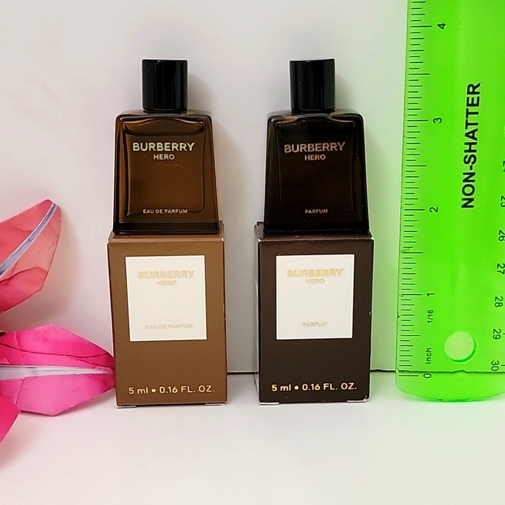 BURBERRY HERO BUNDLE EDP, PARFUM MINIATURE DABBER/SPLASH FOR MEN.